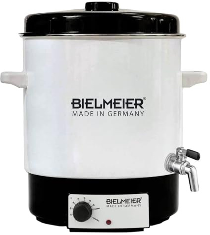 BIELMEIER Einkochautomat 29 L Emaille, Einkochtopf elektrisch 2000W