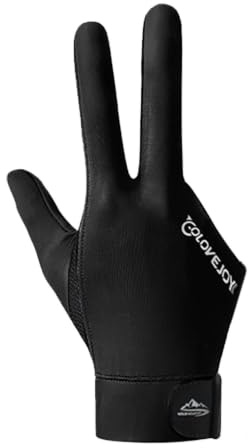 Guantes de billar para mano izquierda, guantes de billar para deportes | Guantes de billar para mano izquierda/derecha, proceso de empalme, tamaño universal, deportes de carambola