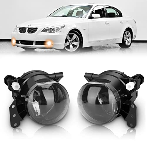 AutoBeeDen Nebelscheinwerfer für BMW (E90 E91 E46 E60 E61 E63 E64 E83) 3er 5er 6er X3, 01/2003-12/2012 (Schwarz)