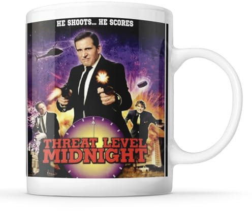 I Love Mugs - Threat Level Midnight - Michael Scott - Office Poster Mug, Ceramic, 11fl.oz.