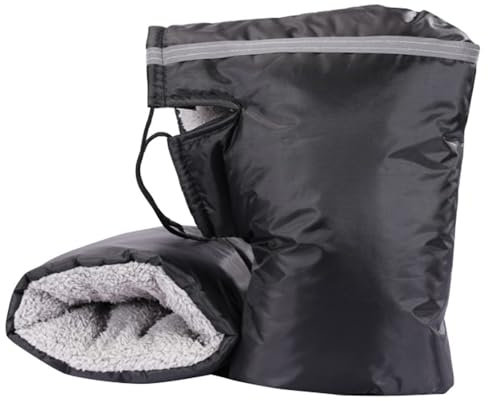 LXCMQL 2 Pezzi Guanti da Manubrio per Moto per Yamaha Tenere 700 Tenere 700 World Raid, Antivento Impermeabile Manicotti per Manubrio Moto Caldo in Inverno Guanti da Manubrio