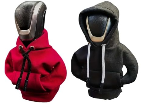2 Sudaderas Con Capucha Para Palanca Cambios, Accesorio Interior, Funda Para Palanca Cambios, Sudadera Con Capucha Para Pomo Cambio, Sudaderas Divertidas Para Decoración Interior Palanca De Cambios
