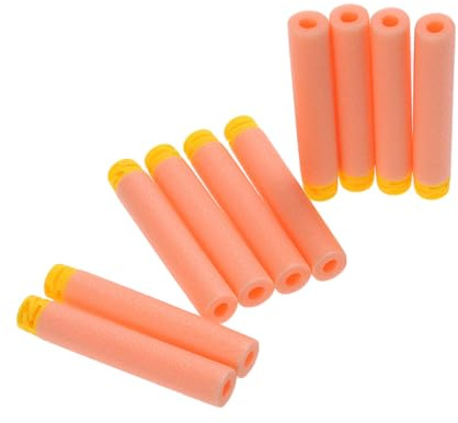 Uonlytech 100 pezzi Freccette Morbide Testa Z per Gioco di Guerra Materiale Sicuro e Compatibile di Dardi da Giocattolo per Ragazzi e Ragazze Colore Arancione