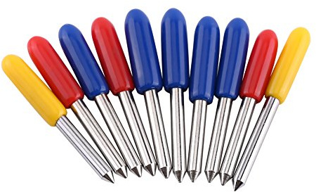 Chrees Lame da sartoria, 10 pezzi, lama in carburo di cemento, per tagliare tomba a 30°, 4 e 60° (miscelazione)
