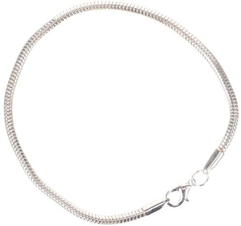 Happyyami Pulsera De Cadena De Serpiente S925 De Plata Esterlina Para Mujer Con Dijes Creativos Joyería Fina Regalo Para Bodas Cumpleaños Fiestas Oficina
