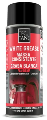TECTANE GRASA BLANCA WG 171, Lubricante Multiusos, Lubricación de Larga Duración para Maquinaria Pesada Sujeta a Altas Presiones, Lubricante de Seguridad, Interior y Exterior, Bote 400 ml