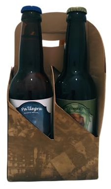 Cerveza Artesanal Valles del Lúpulo: pack regalo degustación en botellas de 33 cl (4 botellas de 33 cl)