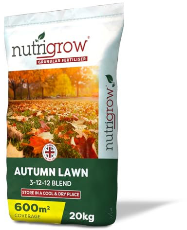 Nutrigrow Autumn Lawn Blended Fertiliser 3-12-12 20kg