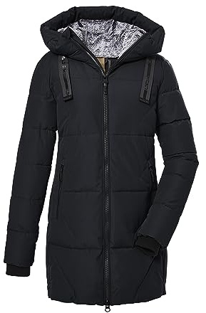 G.I.G.A. DX mujer Chaqueta de invierno/parka funcional con aspecto de plumón y capucha GW 15 WMN QLTD PRK, dark navy, 46, 39838-000