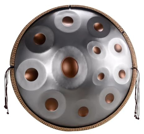 ORANGES Handpan Drum 12 Notes 22 Inches Steel Adult's Handpan 440Hz/432Hz Hand Pan for Beginners Gift Kids Meditation with Soft Hand Pan Bag (Color : 12 notes, Size : 432Hz)