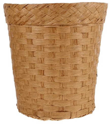 Garneck Corbeille À Déchets En Rotin Tissé Pour Cuisine Et À Coucher Panier De Rangement Robuste