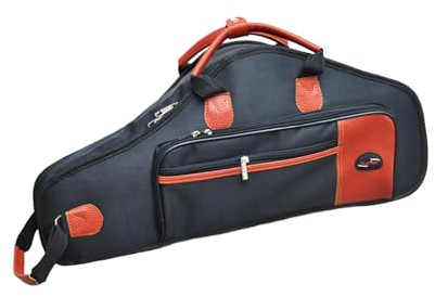 Generic Saxophon Gig Bag Blasinstrument Reisetasche Leichter, Wasserdichter, Gepolsterter Saxophon Rucksack Saxophon Aufbewahrungskoffer Geräte, Schwarz