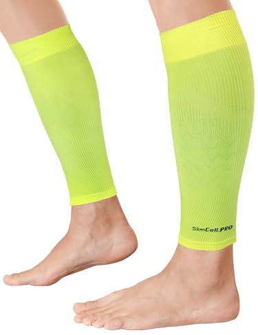 SLIMCELL PRO Waden Kompression Herren Damen Anti Uv Unisex - Calf Sleeve, Waden Compression Elastisches, Wadenbandage Herren, Kompression Waden Damen - Made in Italy