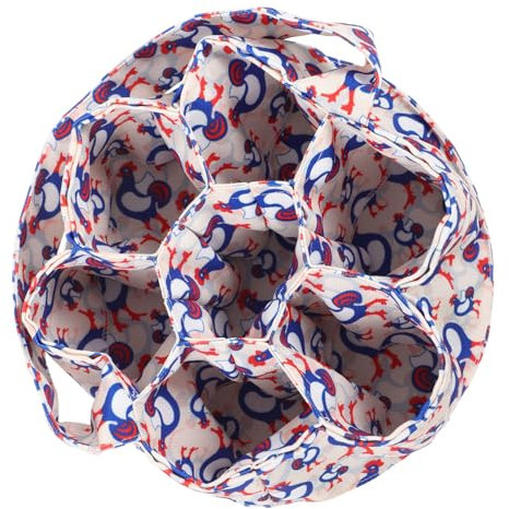 PAMINGONO Cesto Per Raccolta Uova Con Borsa Per Uova Tela Pratica e Sicura Per Fattoria e Giardino Manico Comodo e Leggero