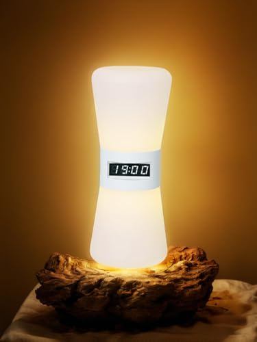 XibeiTrade Kinder-Timer – Leselampe und Nachttischlampe mit Küchen-Timer – helle Sanduhr LED 1-99 Minuten – Schreibtischlampe und Taschenlampe für Schlafzimmer