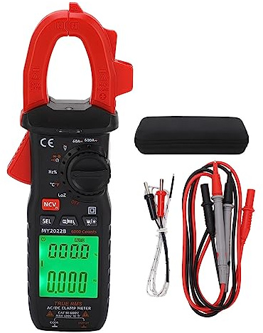 Digital klämmätare Multimeter med hög precision Smart AC DC-strömtestare med LCD-bakgrundsbelyst display för elektriker och tekniker ABS-material MY2022B-modell