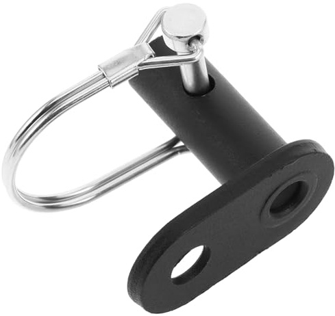 Kisangel Connettore per Gancio di Traino per Rimorchio Bicicletta Nero, Adattatore di Attacco Leggero e Portatile, Accessori per Ciclismo per Trasporto Passeggini e Borse