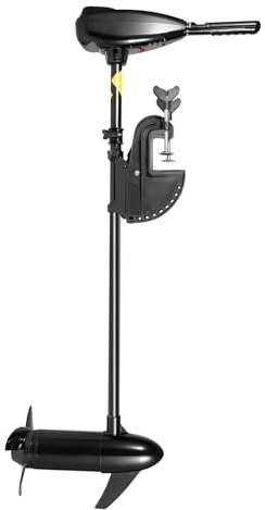 Motore fuoribordo elettrico 12 V SUP motore fuoribordo 4 tempi, forza di trazione 1850 kg, forza di spinta 36,28 kg, adatto per motore elettrico barca, gommoni