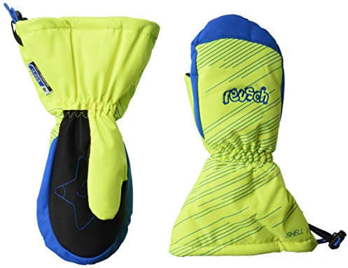 Reusch Kinder Maxi R-TEX XT Mitten Handschuhe, neon Yellow/Brilliant Blue, I