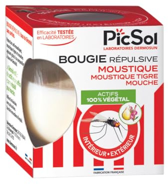 PicSol 100% vegetabiliskt aktivt myggflugljus