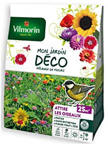 Vilmorin - Sachet graines Mélange de fleurs Attire les Oiseaux 25m2