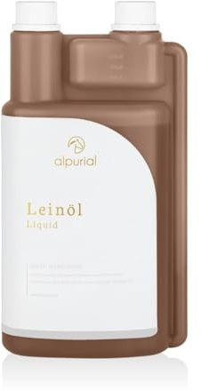Alpurial Leinöl für Pferde – Leinöl kaltgepresst