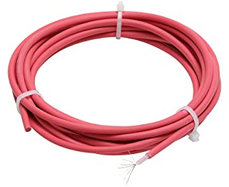 Mssoomm High Voltage Cable Wire, Rated Voltage 40KV OD 4.2mm 22AWG Length 2 Meter for Connection Laser Power Supply and Laser Tube of CO2 Laser Machine