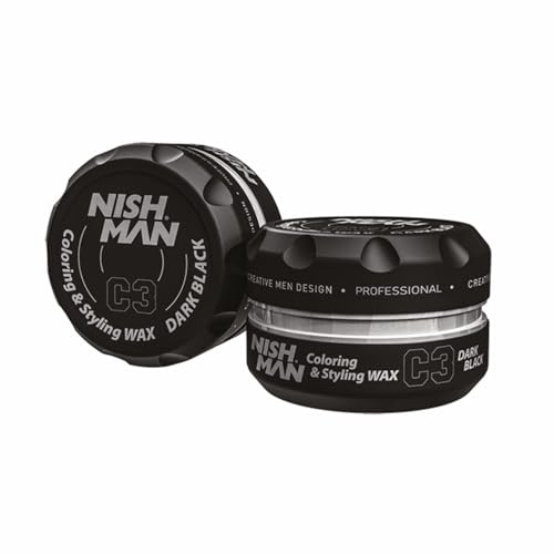 Nishman C3 Black - Pomata per capelli, 100 ml