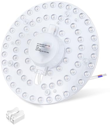 DoRight 36W Módulo LED Kit de Conversión Reemplazo Redondo Para Lámparas de Techo Blanco Frío 6000K con Imán para Neno Fuente de luz de Techo Redonda Adecuada para Marco de Techo de Hierro 220V