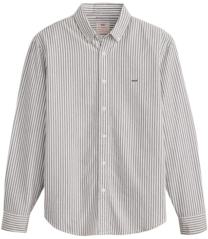 Levi's Men's Authentic Button Down Shirt, Waylon Stripe Delici, L