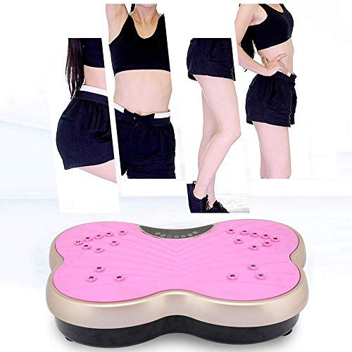 Máquina de ejercicio con vibración, placa de vibración para fitness, sistema de fisioterapia con imán, carga de 150 kg, moldeador de cuerpo entero, plataforma de vibración oscilante, placa de fitness