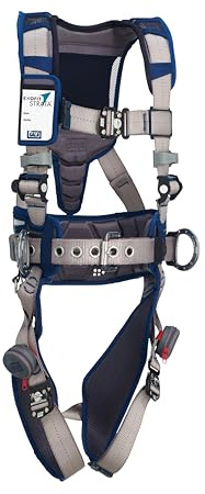 3M DBI-SALA ExoFit STRATA Comfort Construction Positioning Safety Harness, OSHA, 1114357, Large