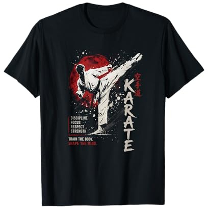 Chemise de karaté pour Homme, Costume de karaté pour Femme T-Shirt