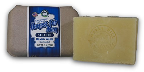 Honest For Men Stealth Beard Wash - 100% All Natural Ingredients - Best Beard Shampoo and Conditioner for a Healthy Beard - Hand Crafted in U.S.A.
