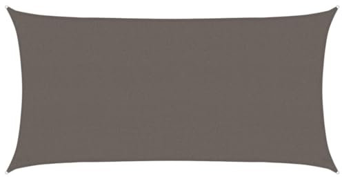 vidaXL Sonnensegel Sonnenschutz Windschutz Sonnendach UV Schutz Sonnenschutzsegel Schattenspender Garten Terrasse Balkon HDPE 2x3,5m Anthrazit