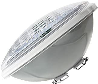 Monsing LED Schwimmbadleuchten PAR56 40W LED Poolbeleuchtung Einhänge Unterwasser ersatz 300W Halogen Scheinwerfer DC/AC 12V Warmweiß 3000K