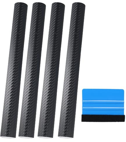 Adesivo Carbonio Fibra 3D,150x30cm Pellicola Adesiva per Auto,Wrapping Pellicola in Vinile con Raschietto,Pellicola Adesiva per Auto,Moto,Interni ed Esterni, Fai-da-Te,Pellicola Wrapping Auto e Moto