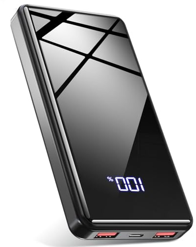 Power Bank 20000mAh with 3 Outputs and 2 Inputs Quick Charge 22.5 W Portable Charger with USB C, Portable Battery Charger for iPhone 17/16/15/14/13 Plus Pro Max Mini Air Galaxy Xiaomi