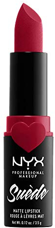 NYX Professional Makeup Lippenstift - Suede Matte Lipstick, superleichter & pudriger Lippenstift, intensiv mattes Finish, 3, 5 g, Spicy 09