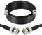Superbat BNC RG58 Male to Male 50ohm Coax Extension Cable 7.6m BNC Patch Lead for Radio Scanner, CB/Ham Radio, Antenna/Spectrum Analyzer, Security Camera, Test Devices