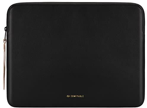 Comfyable Tablet Sleeve Compatible for iPad Pro 11-in M4 2024 M2 2022/2021, iPad Air 11-in M3 2025 M2 M1 & Smart/Magic Keyboard w/Pencil Holder, PU Leather Bag Waterproof Slim Case