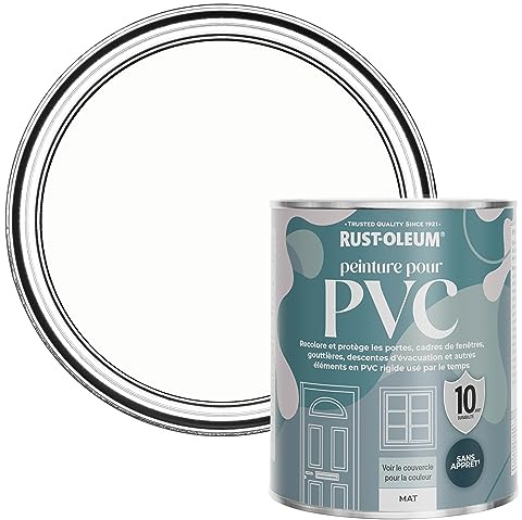Rust-Oleum White uPVC Door and Window Paint in Matt Finish - Chalk White 750ml