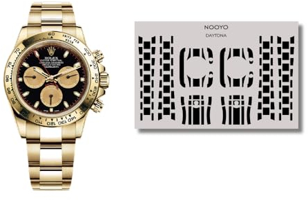 NOOYO Schutzfolie für Rolex Daytona Vollgold Modelle Schutz für Gehäuse, Armband und Schließe Referenz: 116508, 116505, 116515LN, 116518LN