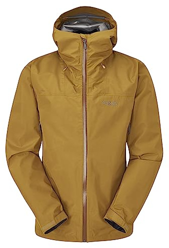 Rab Namche GTX - Giacca impermeabile in GORE-TEX da uomo, traspirante, per trekking e uso casual, Impronta, XXL
