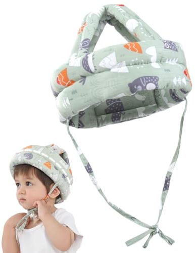Casco Bebe Golpes,Casco de Seguridad,Protector Cabeza Bebe,Casco de Protección para Bebé,Casco Protector Ajustable,Casco Seguridad Bebe,Protectores Bebe Casa,Gorra Protectora para Cabeza de Bebé