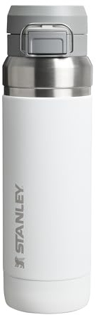 STANLEY Quick Flip Botella Agua Acero Inoxidable 1.06L - Cantimplora Mantiene Frío 18 Horas - Anti-Fugas - Water Bottle Sin BPA - Compatible con Portavasos - Apta Para Lavavajillas - Frost