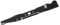 vhbw Ersatz-Messer kompatibel mit Budget Praktiker BBM 46 OHV 11C-J1MD619 (2009) Rasenmäher - Ersatzklinge, Schwarz