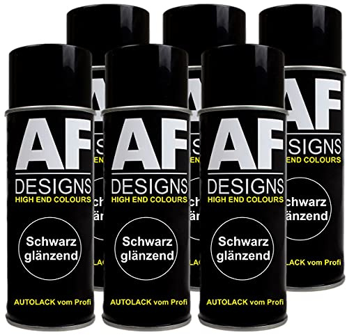 Alex Flittner Designs Pintura de Llantas Negro Brillo 6X Pintura Spray Llanta Laca Brillo Intenso Laca Spray