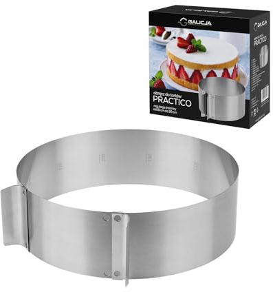 GALICJA COT2622000 Tortenring, Stainless Steel