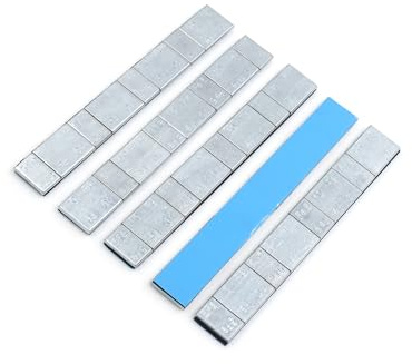 INFINAUTO 2.1oz Wheel Balance Weights Strips for Motorcycle 134 x 18mm 5pcs Stylish Design